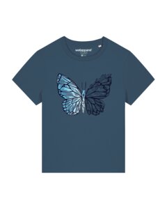 T-Shirt Frauen Crystal Butterfly - watapparel