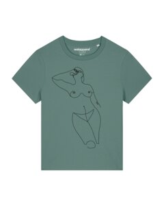 T-Shirt Frauen Eine Frau - watapparel