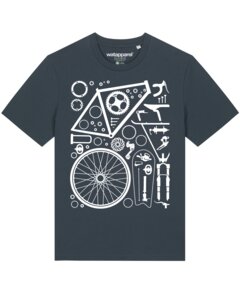 T-Shirt Unisex Fahrradteile - watapparel