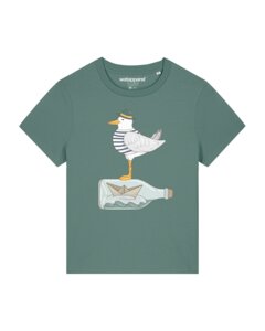 T-Shirt Frauen Möwe mit Hut - watapparel