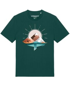 T-Shirt Unisex Sunrise & Lake - watapparel