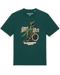 T-Shirt Unisex T-Rex Fahrrad - watapparel
