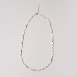 Kette 'summer pearl' mit Süsswasserperlen und Halbedelsteinen - fejn jewelry