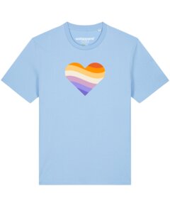 T-Shirt Unisex Rainbow Heart - watapparel