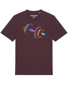 T-Shirt Unisex 80s Hantel - watapparel