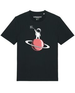 T-Shirt Unisex Astronaut says Hi - watapparel