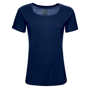 Merino Shirt Kurzarm Regularfit 200 Damen weiter Rundhals - Kaipara - Merino Sportswear