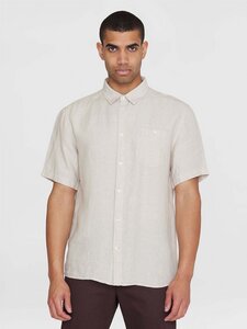 Hemd - Regular Linen Short Sleeve Shirt - aus 100% Leinen - KnowledgeCotton Apparel