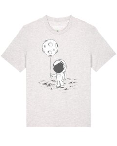 T-Shirt Unisex Kleiner Astronaut mit Luftballon - watapparel