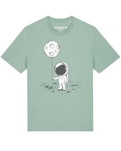 T-Shirt Unisex Kleiner Astronaut mit Luftballon - watapparel