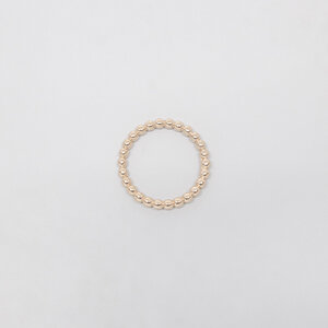 Ring 'ball' zeitloser Kugelring aus Silber/vergoldet - fejn jewelry