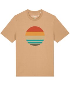 T-Shirt Unisex Retro Sunset Ocean - watapparel