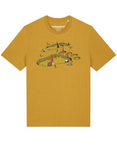 T-Shirt Unisex Gnome Footprint - watapparel