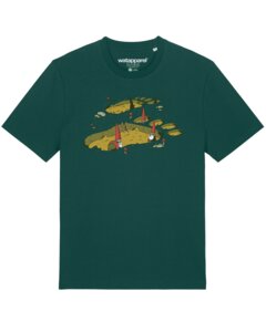 T-Shirt Unisex Gnome Footprint - watapparel