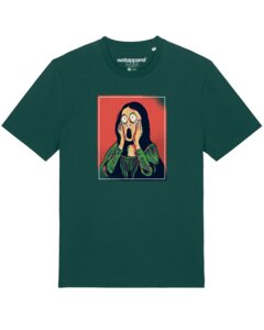 T-Shirt Unisex Mona Lisa Scream - watapparel