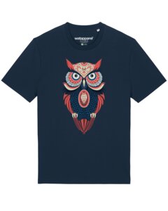 T-Shirt Unisex Colorful Owl - watapparel
