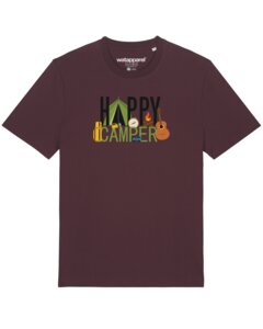 T-Shirt Unisex Happy Camper - watapparel