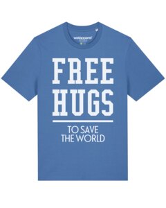 T-Shirt Unisex Free hugs to save the world - watapparel