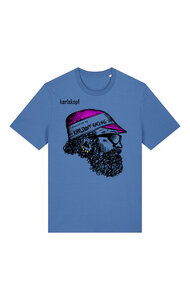 Herren Print T-Shirt 100% Bio-Baumwolle RADFAHRER - karlskopf