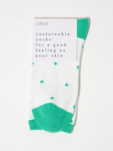 Socken mit Punkten aus Bio-Baumwolle - LANIUS