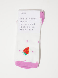 Socken mit Punkten aus Bio-Baumwolle - LANIUS
