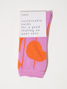 Socken Print Graphic Dots aus Bio-Baumwolle - LANIUS