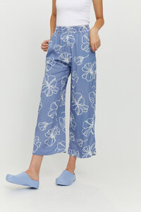 Culotte - Cherry Printed Pants - aus EcoVero - Mazine