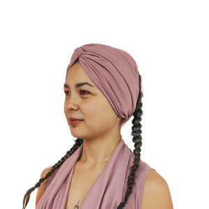 breites Stirnband Twist gerafftes Haarband Übergang Frühjahr elastischer Jersey - körber mode