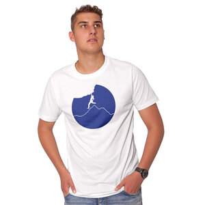 "Klettern" Männer T-Shirt - HANDGEDRUCKT