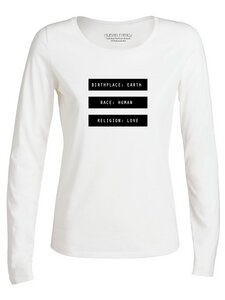 Damen Longsleeve - "Have Fun - Human"  - Human Family