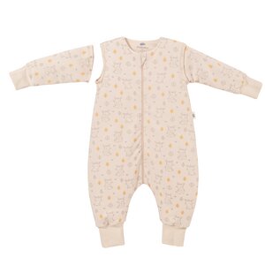 1.5 TOG Ganzjahres Baby Schlafsack mit Füßen & abnehmbaren Ärmeln - 100% GOTS zertifiziert - Ganzjähriger Kinderschlafsack mit Füßen - Mababu