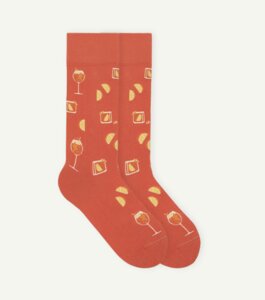 Gemusterte Socken mit Spritz Icon | 1 Paar - von Jungfeld