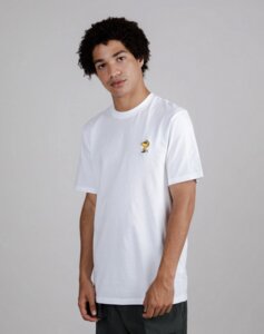 Peanuts Sunny Woodstock T-Shirt White - Brava Fabrics