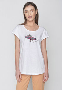 Animal Sloth Beach Cool - T-Shirt für Damen - GREENBOMB