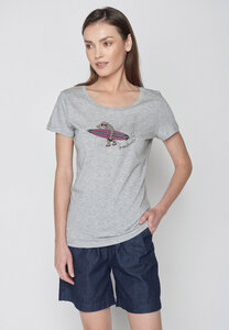 Animal Sloth Beach Loves - T-Shirt für Damen - GREENBOMB