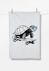 Animal Turtle Roll On Tea Towel - Geschirrtuch - GREENBOMB