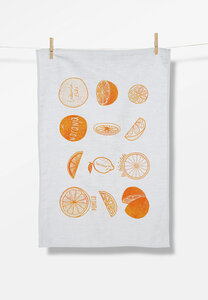 Bike Citrus Tea Towel - Geschirrtuch - GREENBOMB