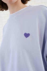 Vintagelook Pulloversweater - Portugal / petit coeur violet - Kultgut