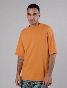 Oversize T-Shirt Orange - Brava Fabrics