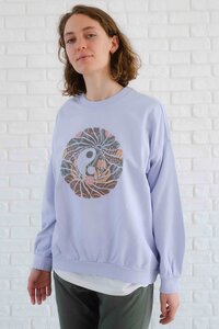 Vintagelook Pulloversweater - Portugal / Vintageflower Yin&Yang - Kultgut