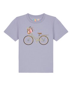 T-Shirt Kinder Fahrrad mit Blumen - watabout.kids