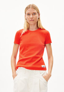 KARDAA - Damen Ripp-T-Shirt Regular Fit aus Bio-Baumwoll Mix - ARMEDANGELS