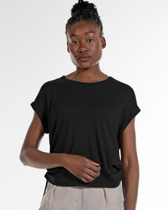 Legeres Shirt aus fließendem EcoVero | Pique Ruffle Shirt - Alma & Lovis