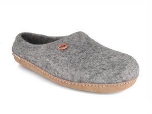 Barfuß-Hausschuhe „Footprint“ hand-gefilzt, extra weich & flexibel - WoolFit