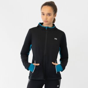 Warme, wasserdichte Damen Laufjacke BJARKA mit Kapuze und Daumenschlaufe - TAO Sportswear