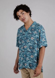 Peanuts Coast Aloha Shirt Ocean - Brava Fabrics