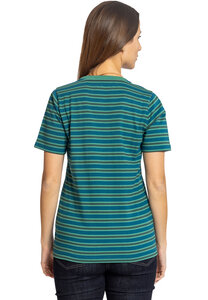 Elkline Damen T-Shirt Anna | Basic Streifen Kurzarm Shirt Baumwolle Rundhals - Elkline