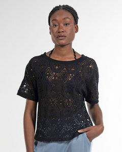 Edles Spitzenshirt aus Bio-Baumwolle mit Elasthan | Lace Shirt - Alma & Lovis