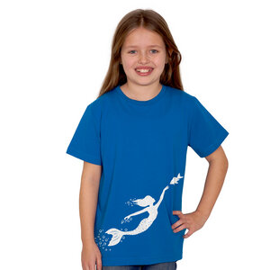 "Meerjungfrau" Unisex Kinder T-Shirt - HANDGEDRUCKT