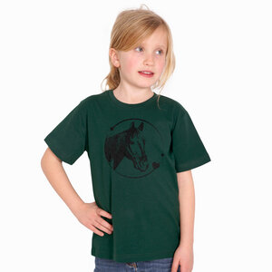 "Pferdeliebe" Unisex Kinder T-Shirt - HANDGEDRUCKT